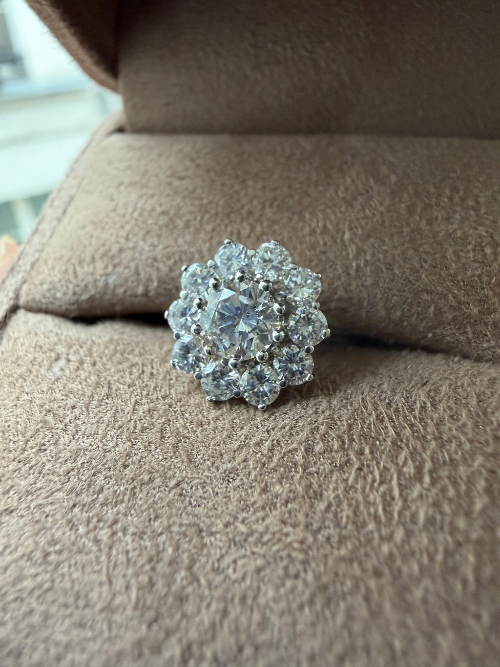" Florence" Bague Marguerite diamants