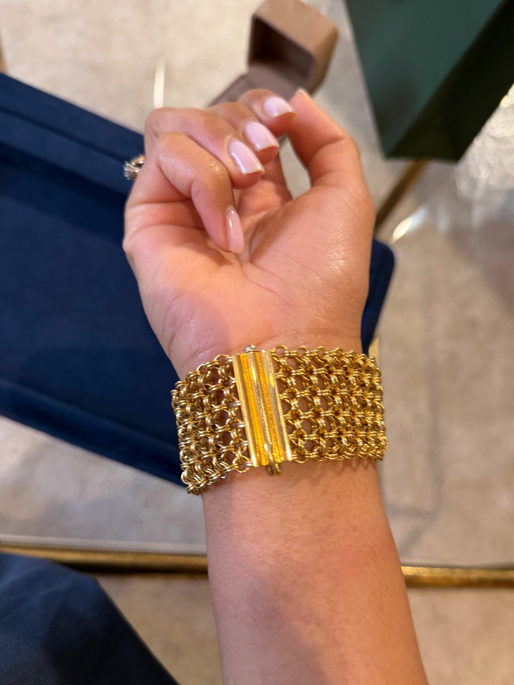 Bracelet Manchette en or jaune
