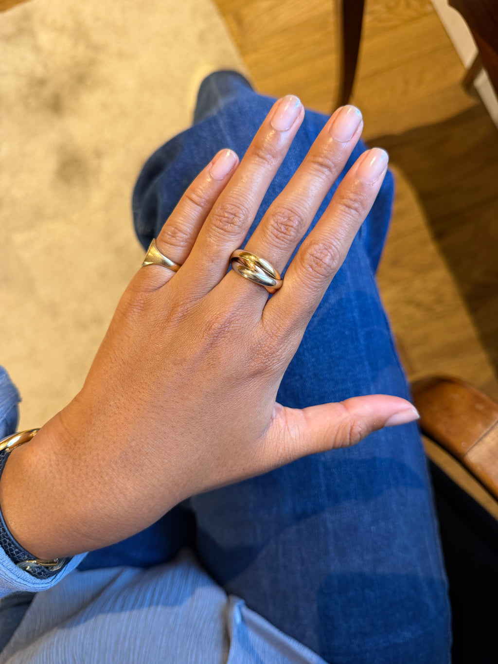 Bague Cartier Trinity trois ors