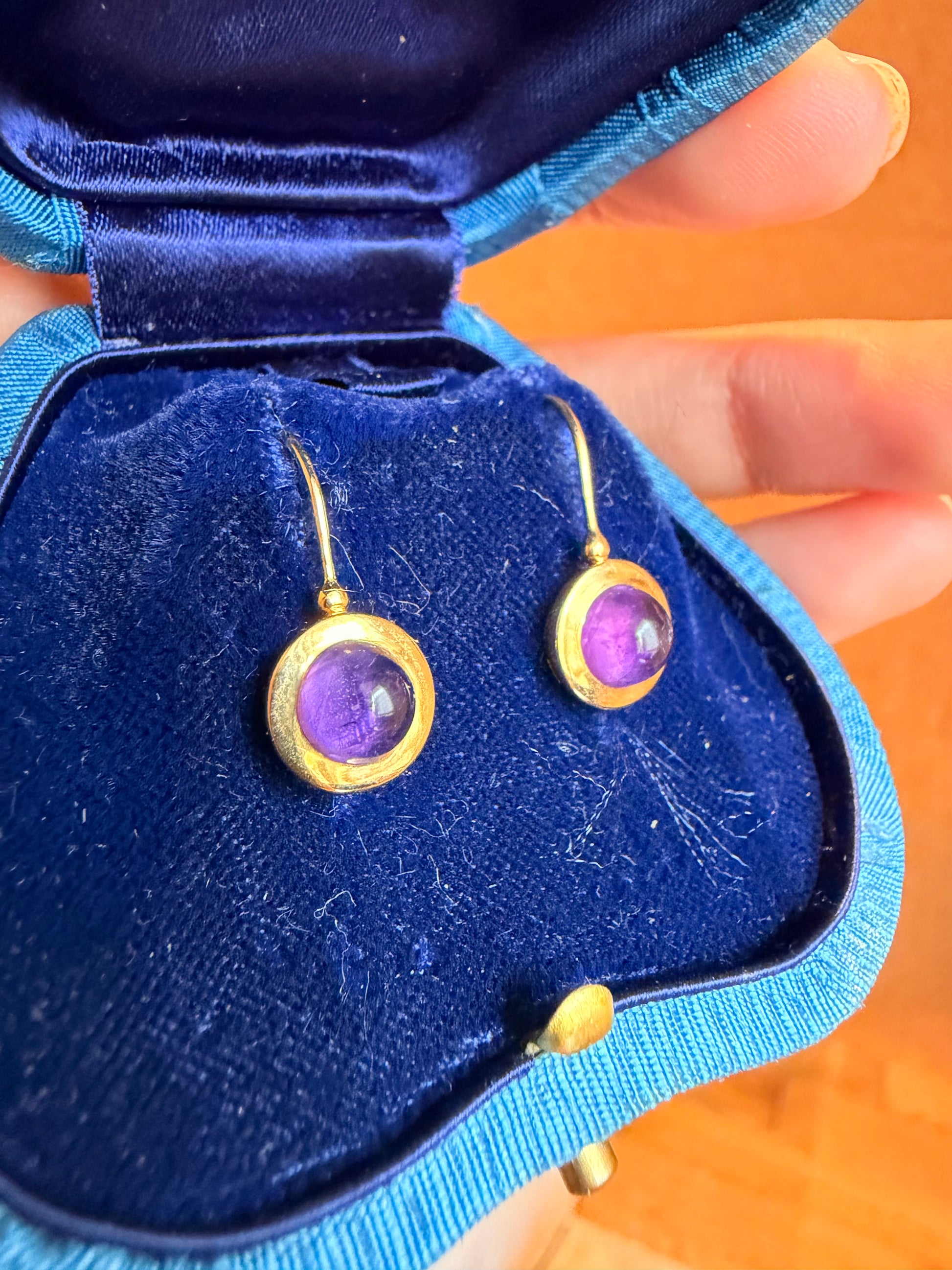 Boucles d’oreilles améthyste