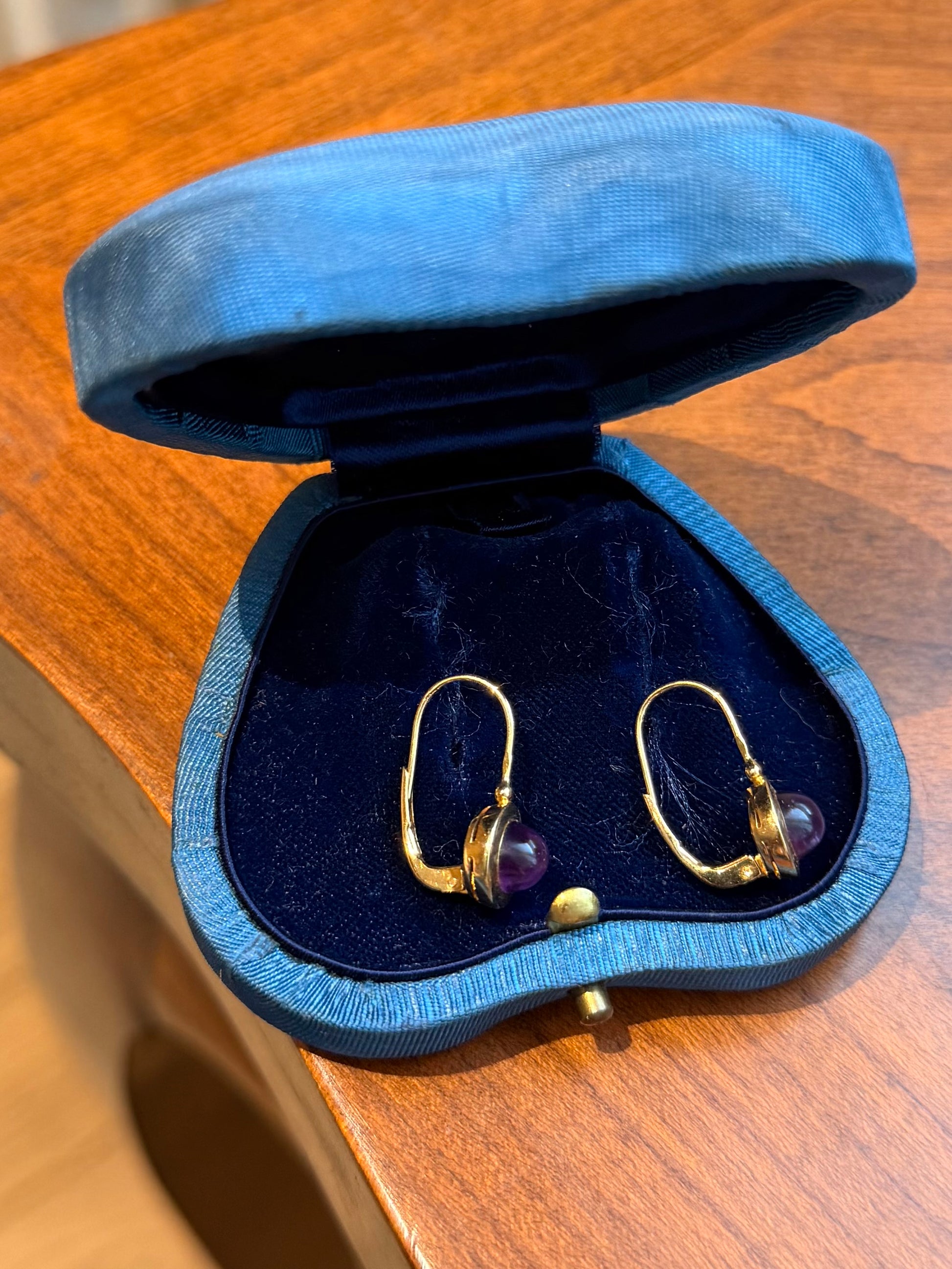 Boucles d’oreilles améthyste