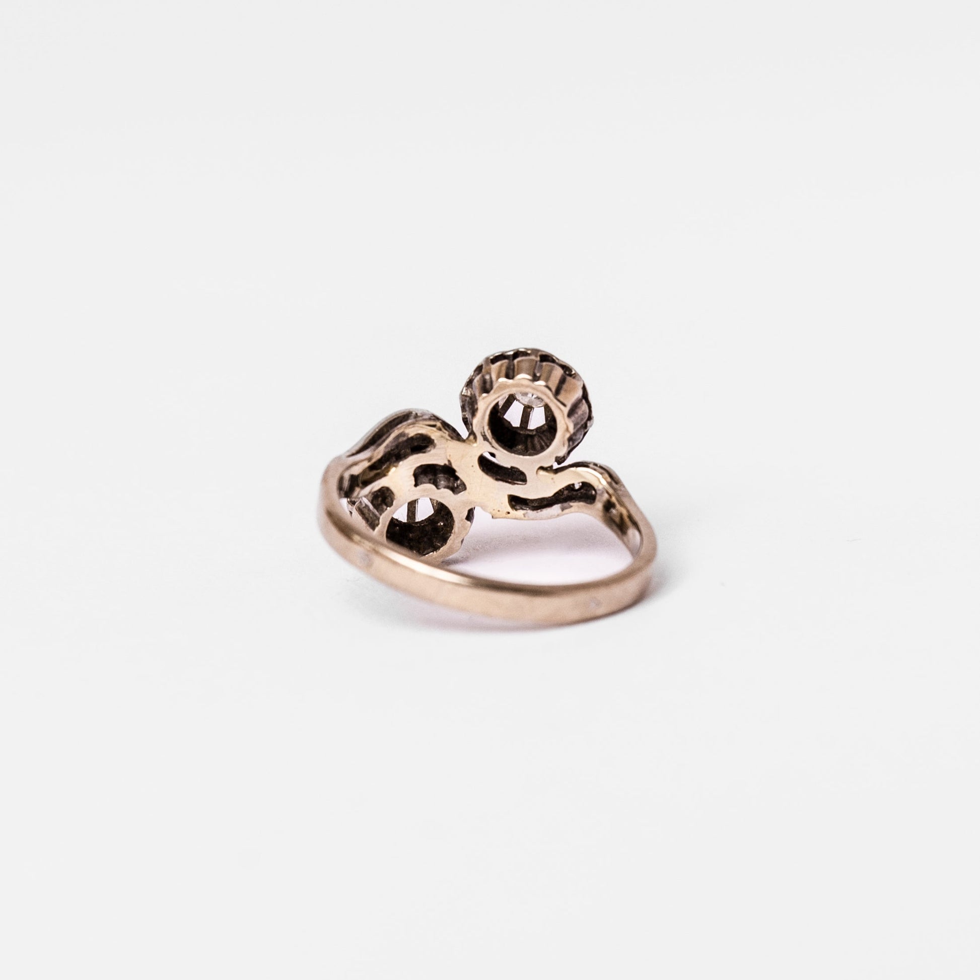 Bague Toi et Moi en or blanc et diamants