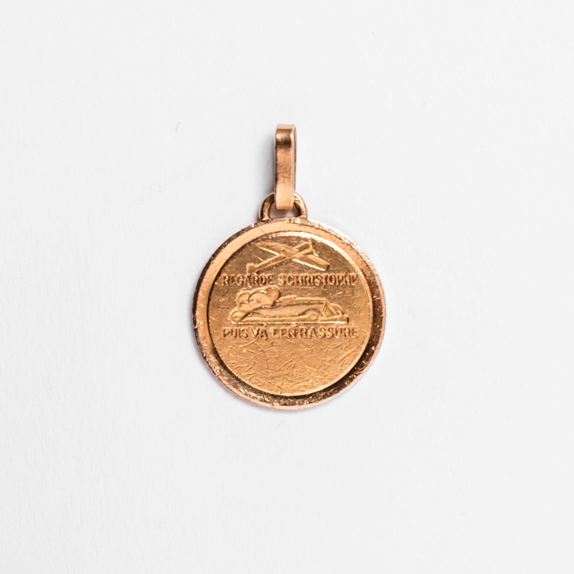 Pendentif Médaille de Saint Christophe