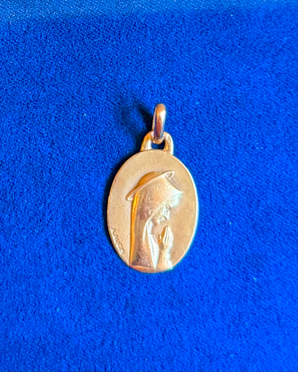 Médaille de baptême Augis