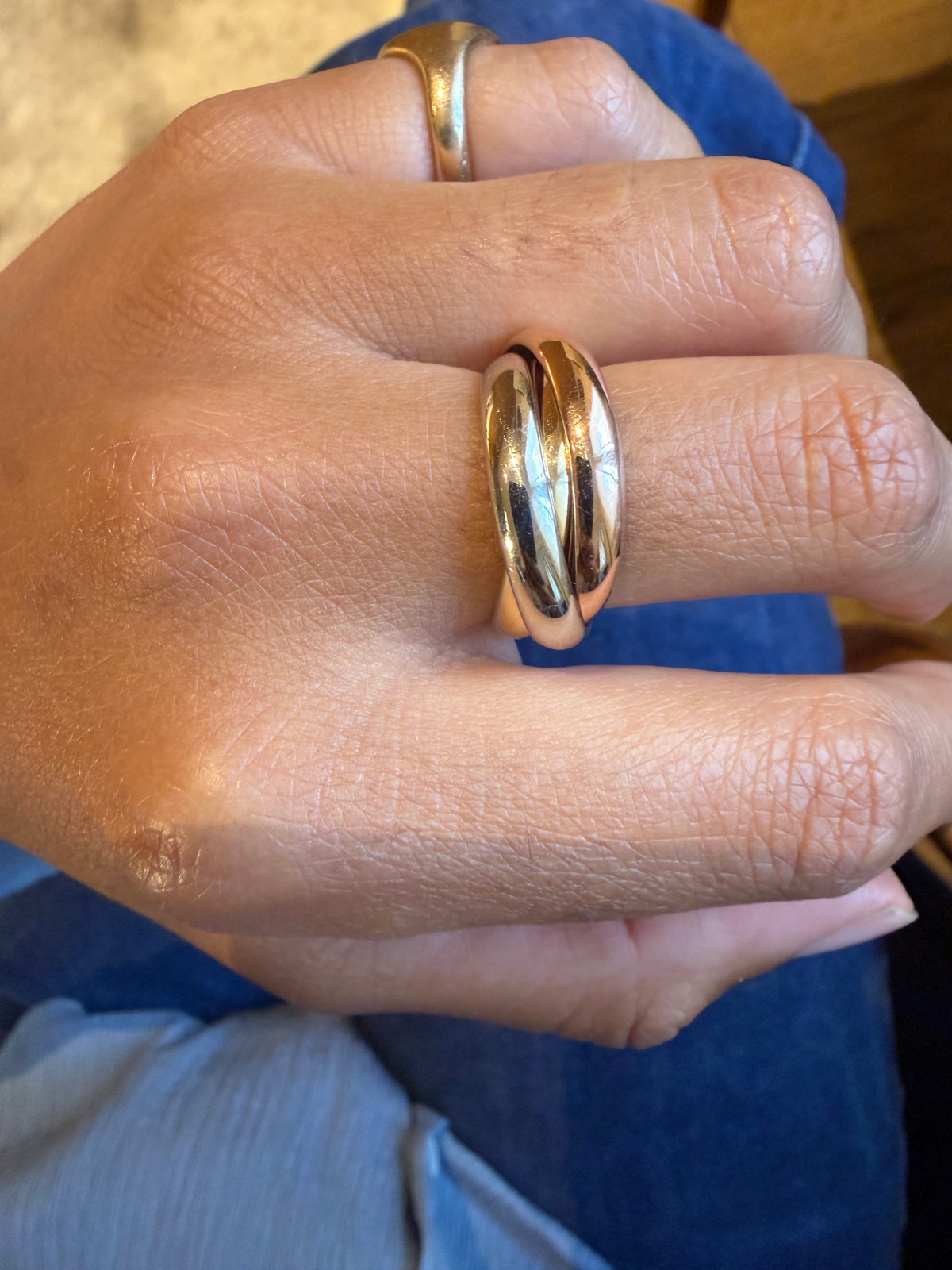 Bague Cartier Trinity trois ors