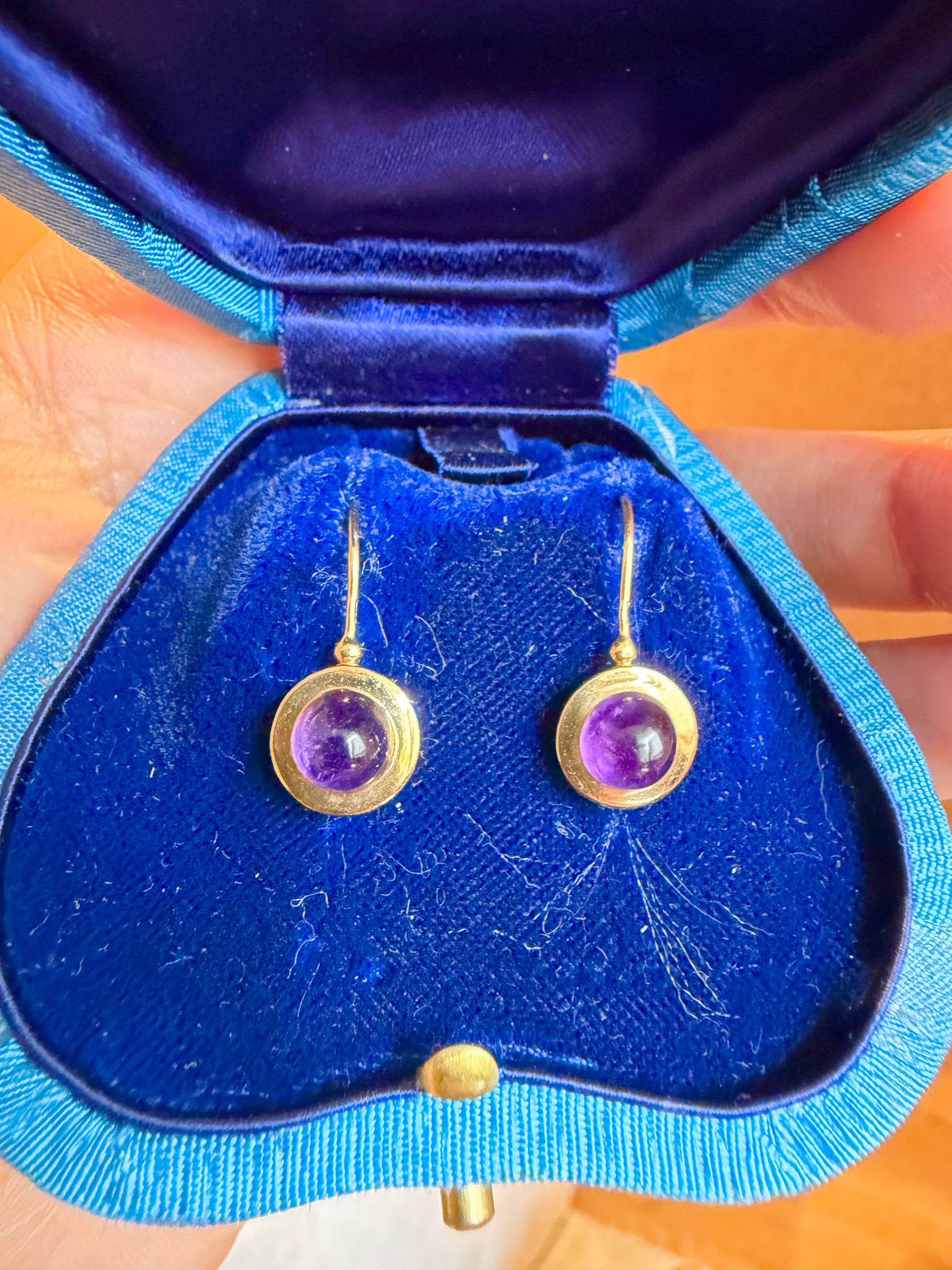 Boucles d’oreilles améthyste
