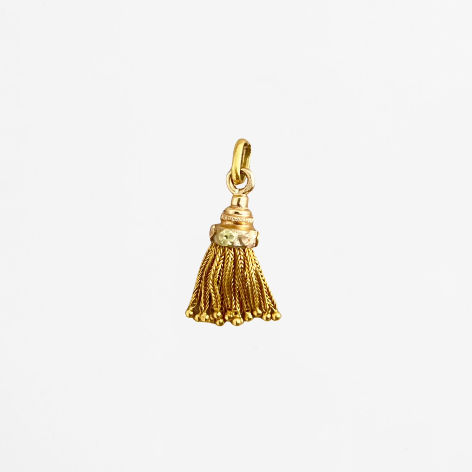 Pendentif Pompon en or jaune