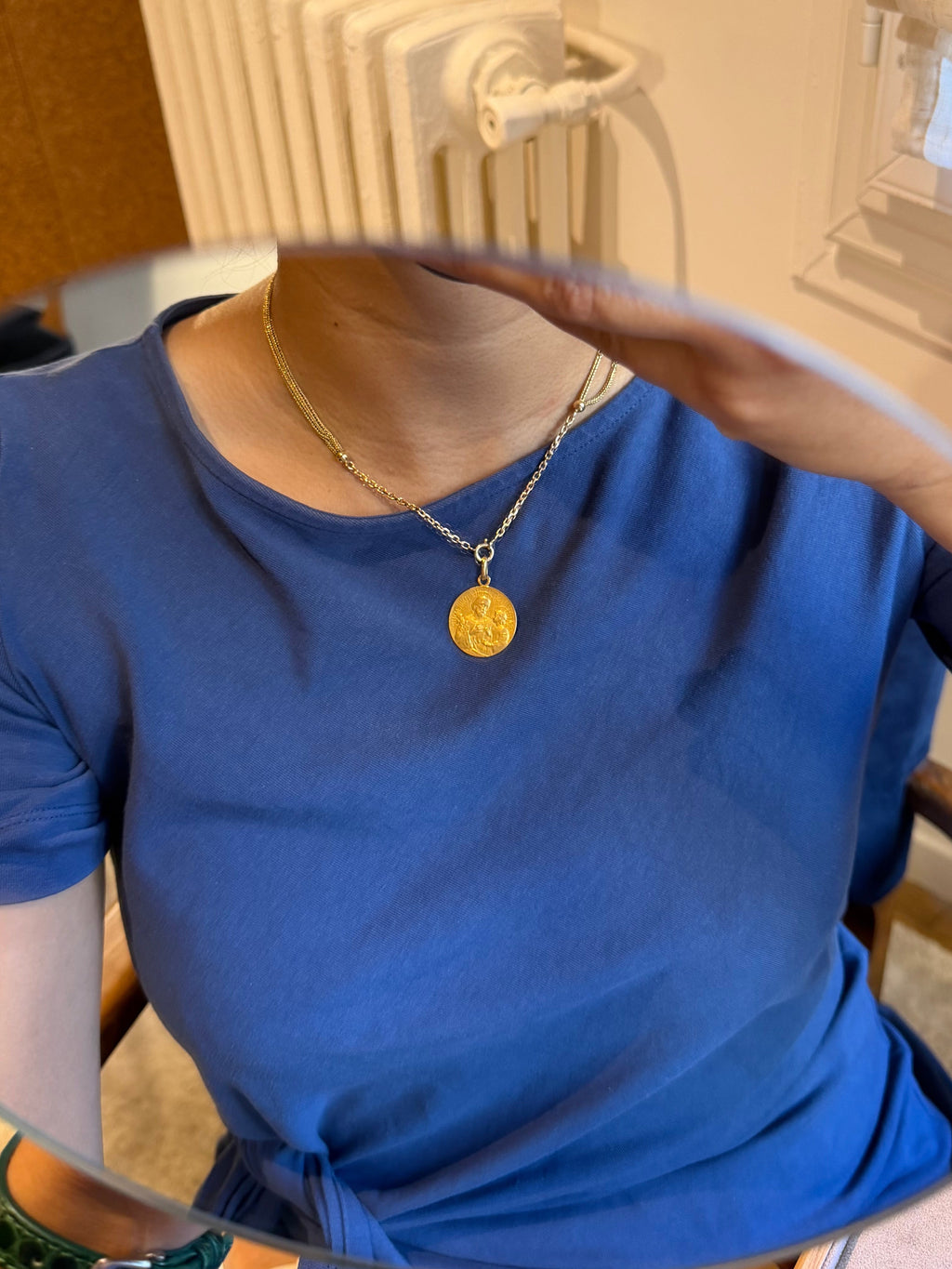 Médaille Saint Joseph en or jaune