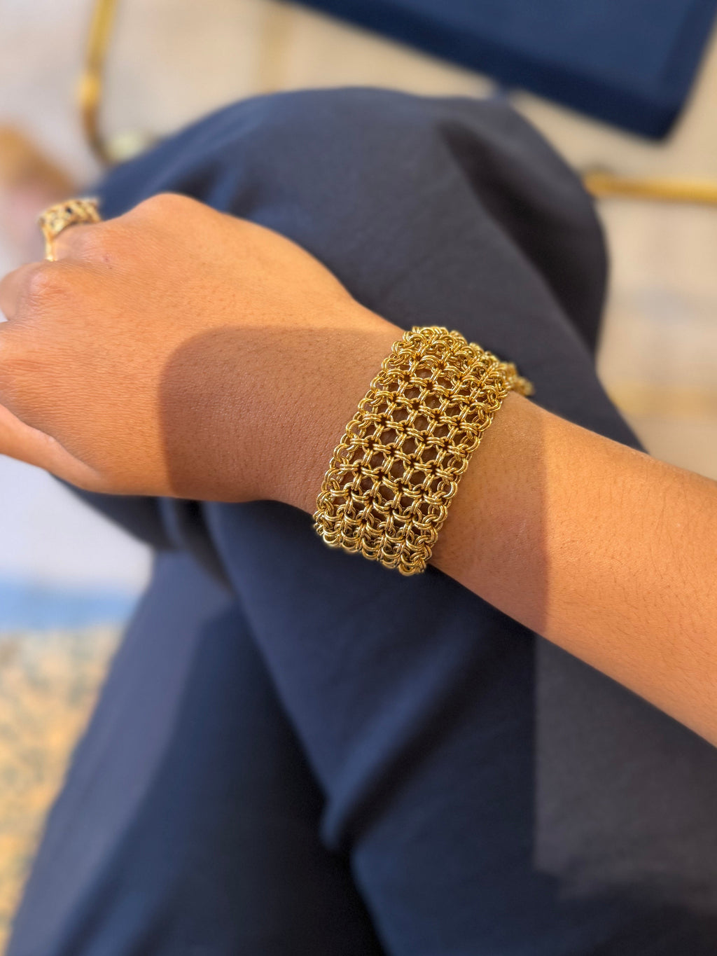 Bracelet Manchette en or jaune