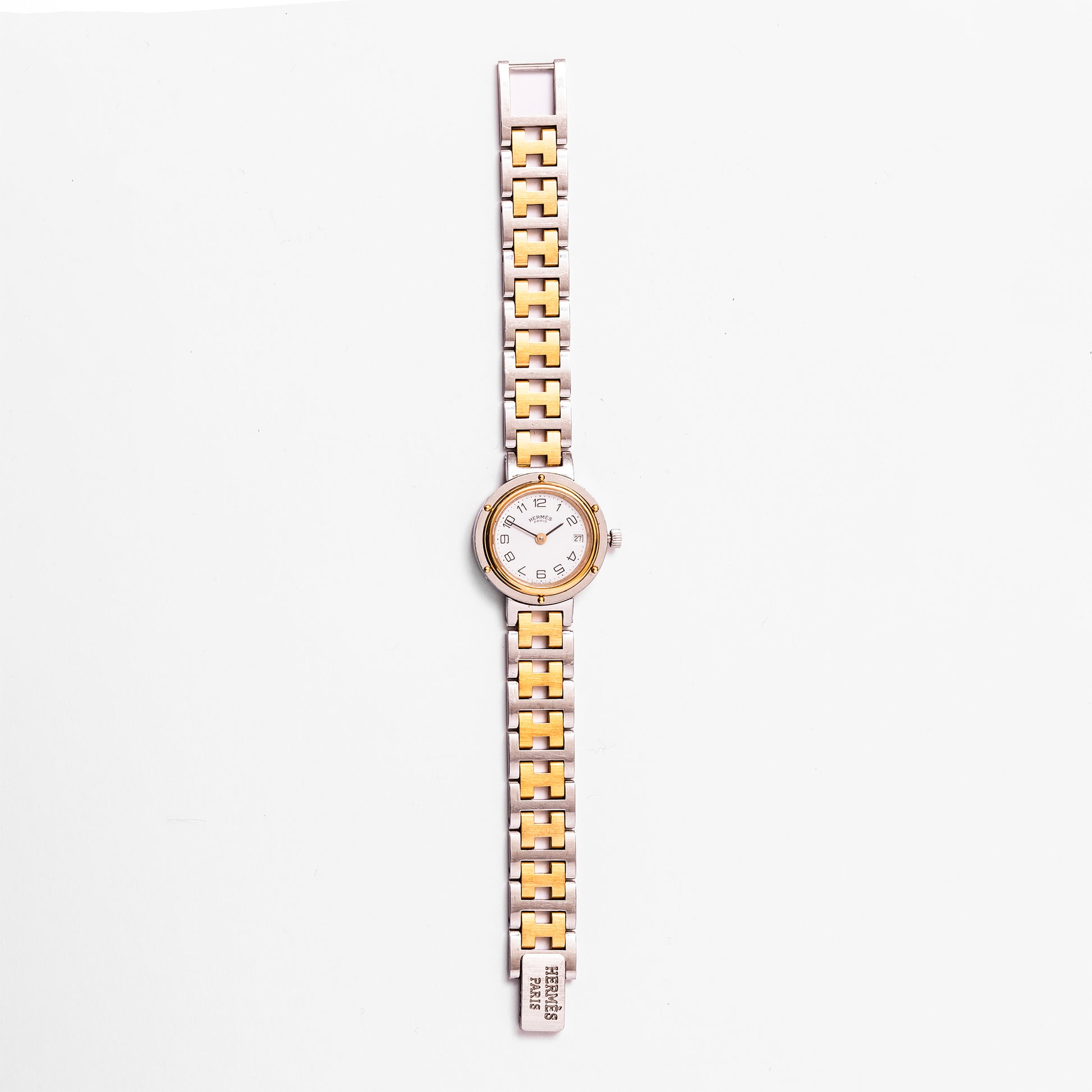 Montre HERMÈS "Clipper" en acier