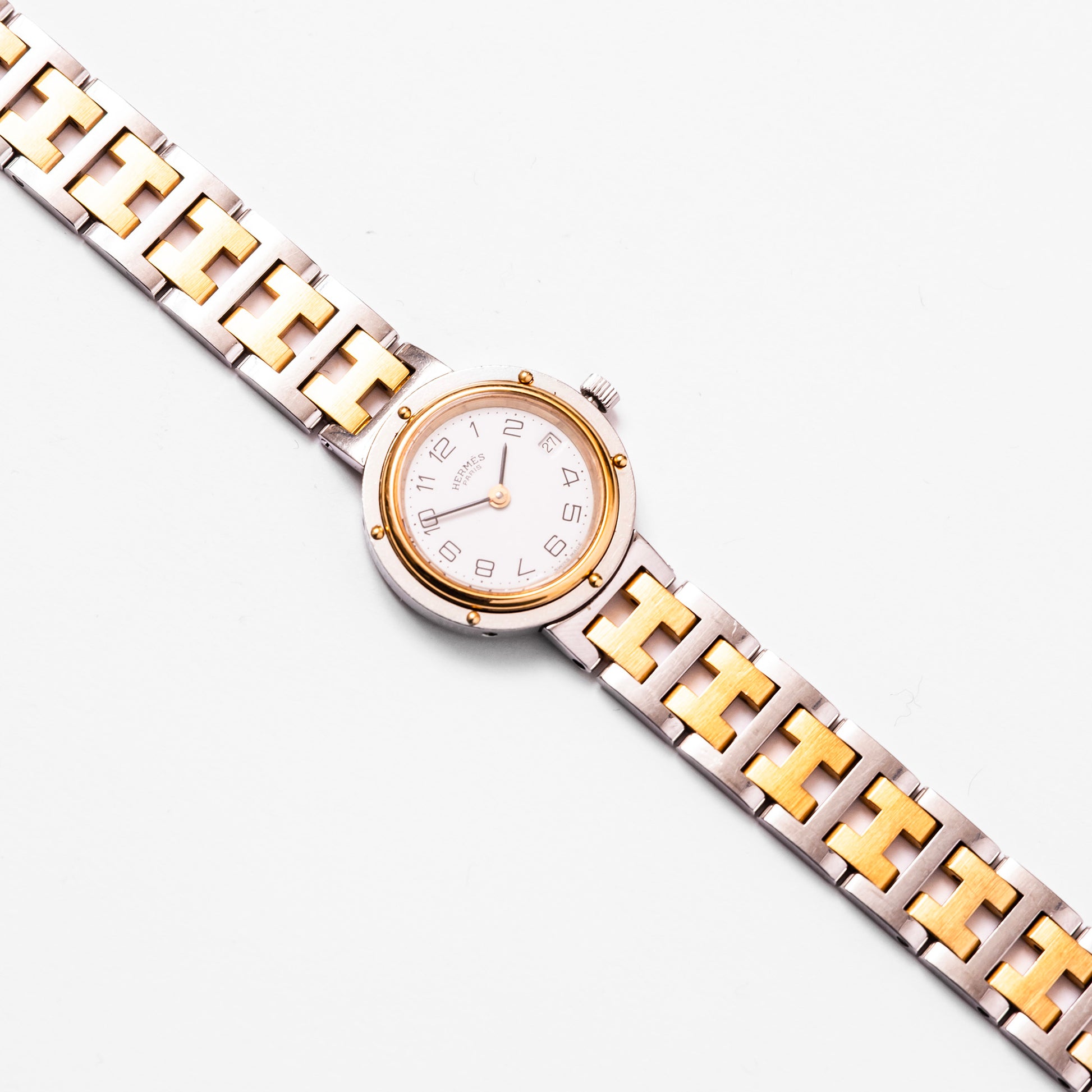 Montre HERMÈS "Clipper" en acier