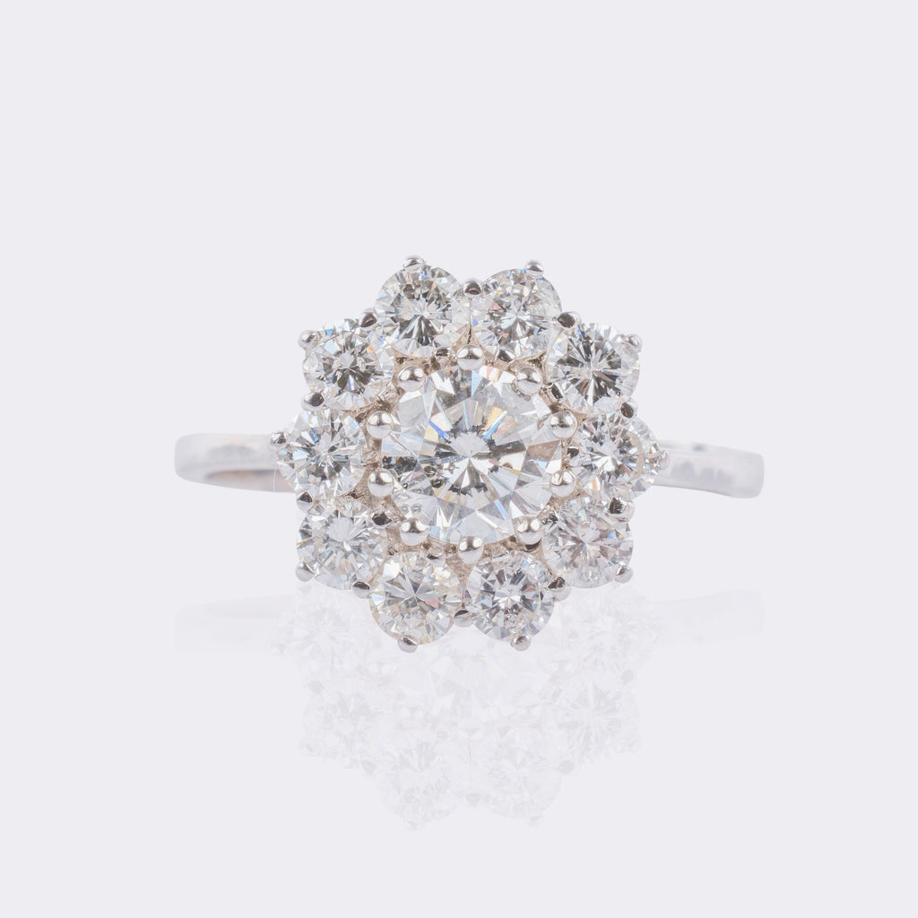 " Florence" Bague Marguerite diamants