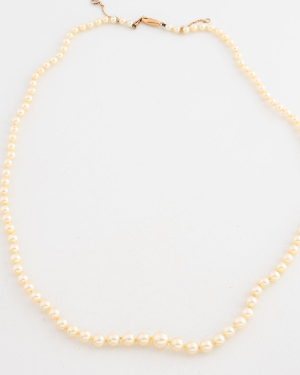 Collier de perles en or jaune