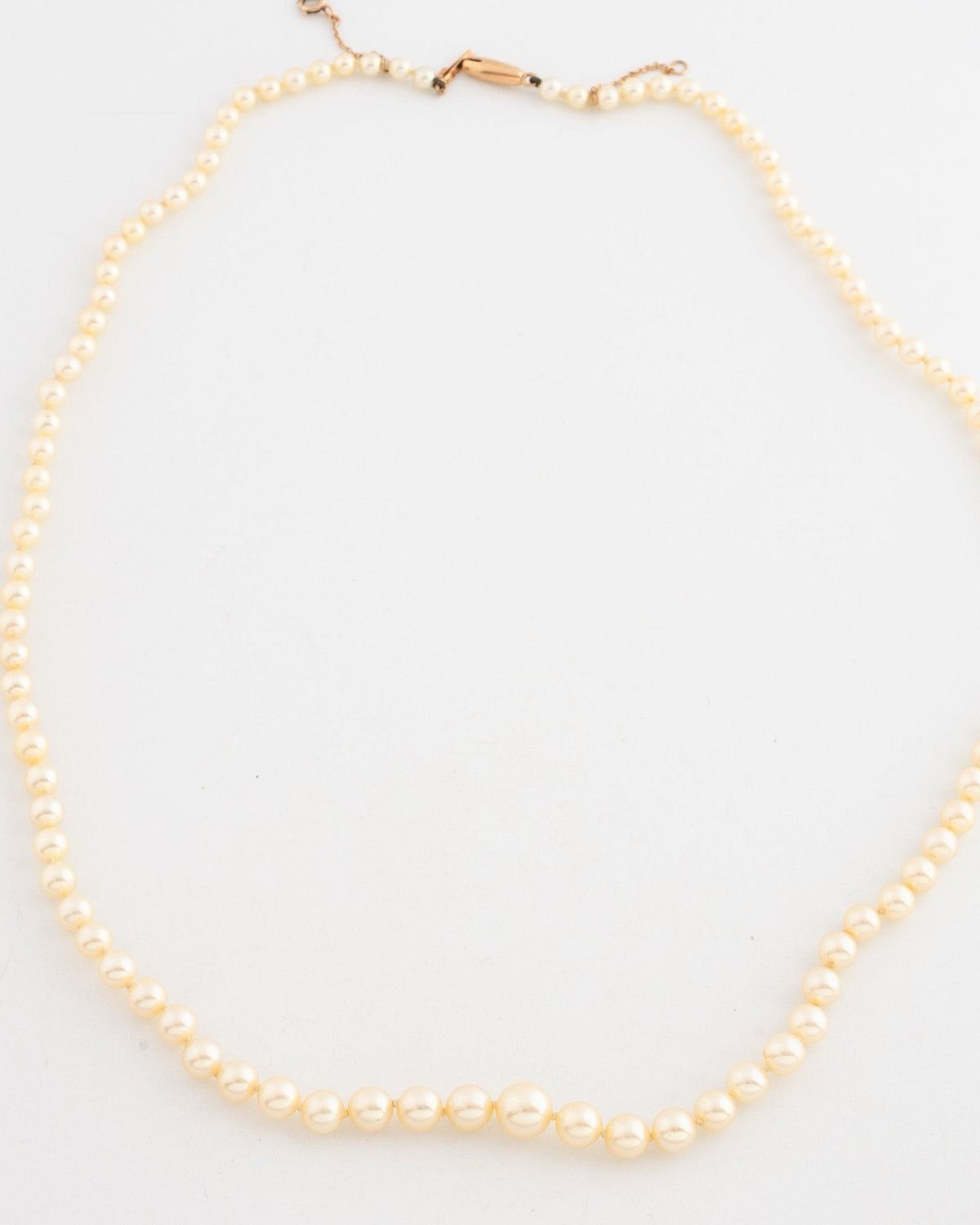 Collier de perles en or jaune