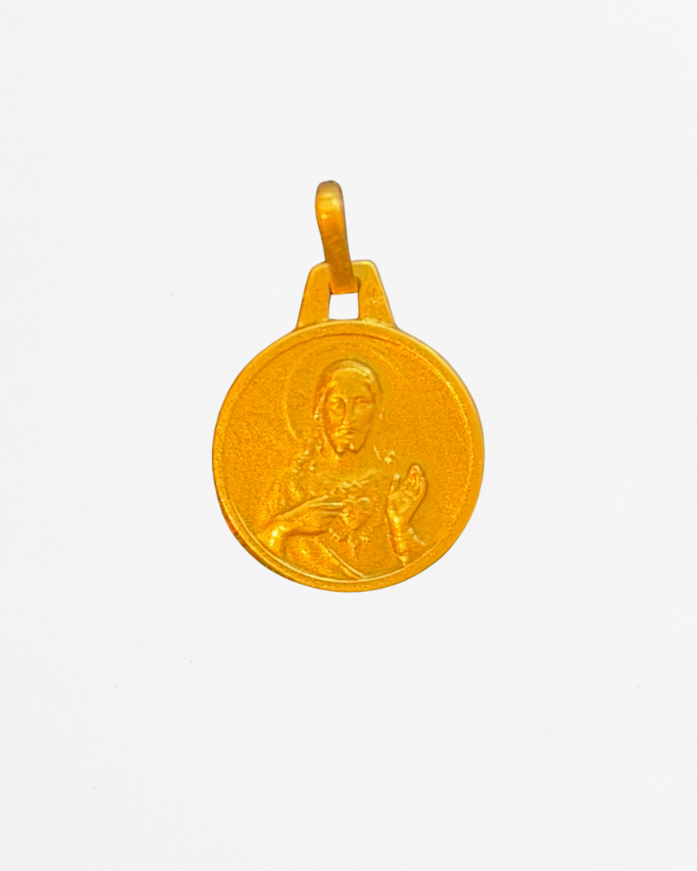 Médaille scapulaire en or jaune