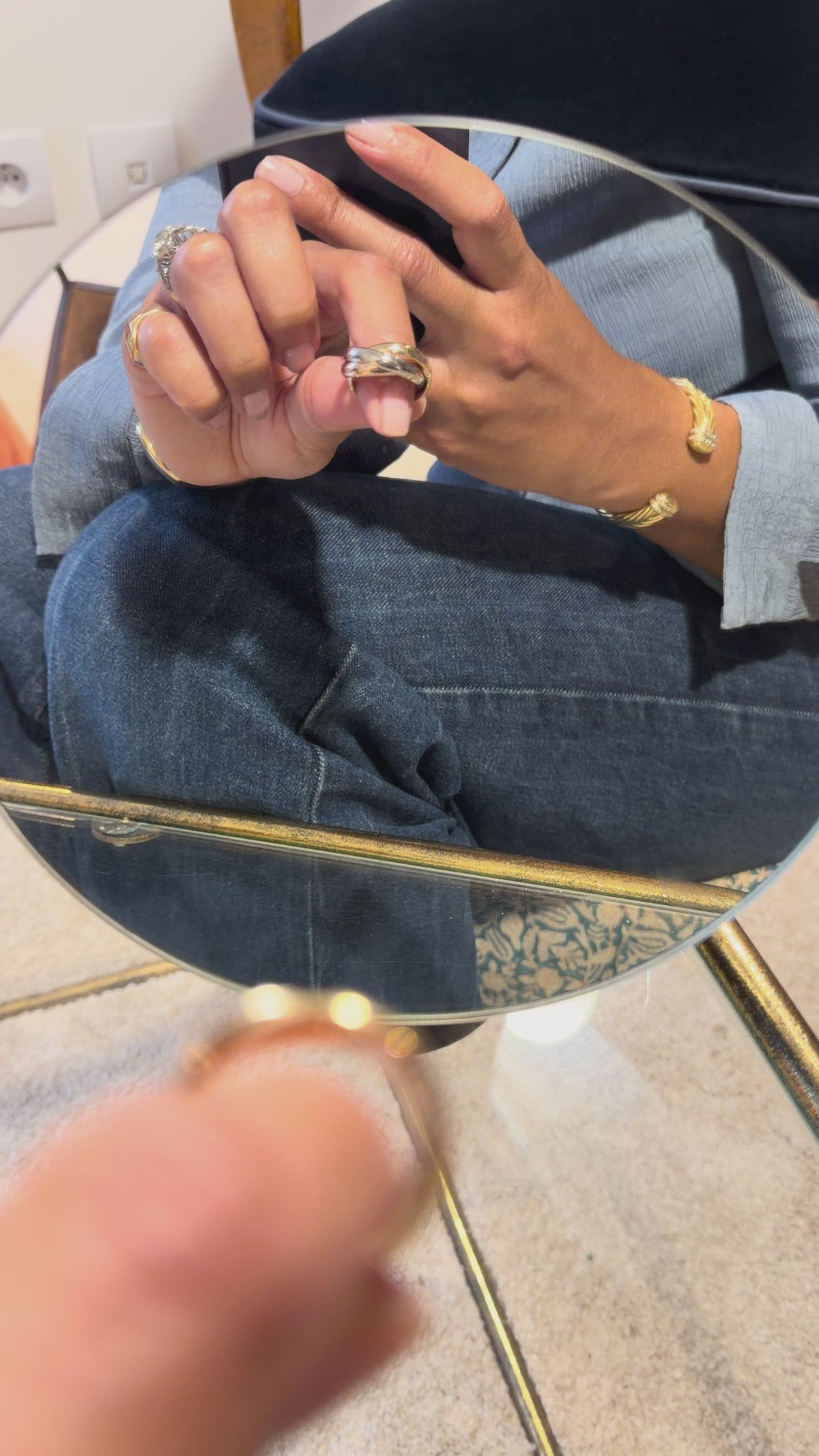 Bague Cartier Trinity trois ors